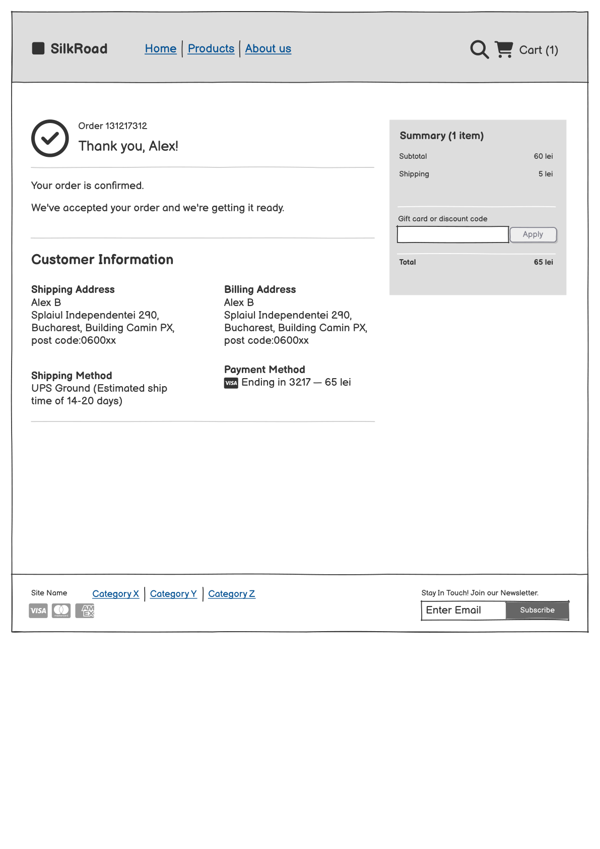 Order Confirmation preview 7