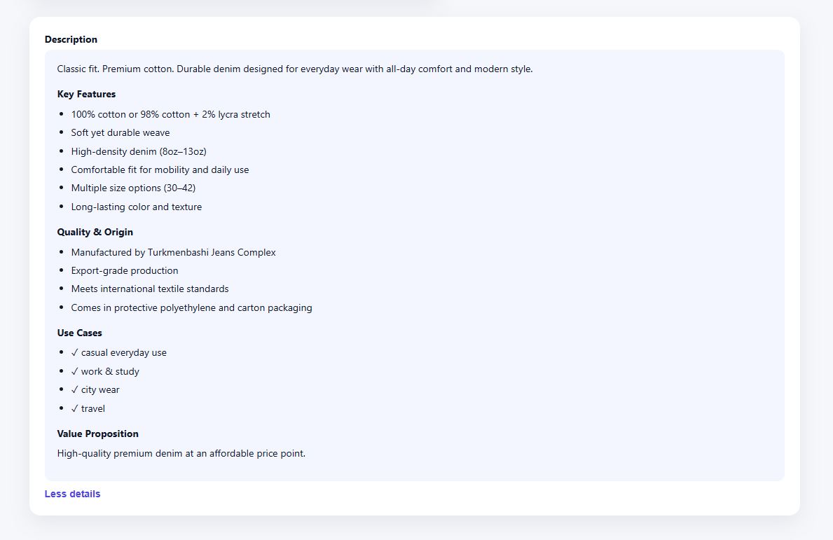 MVP – Order confirmation