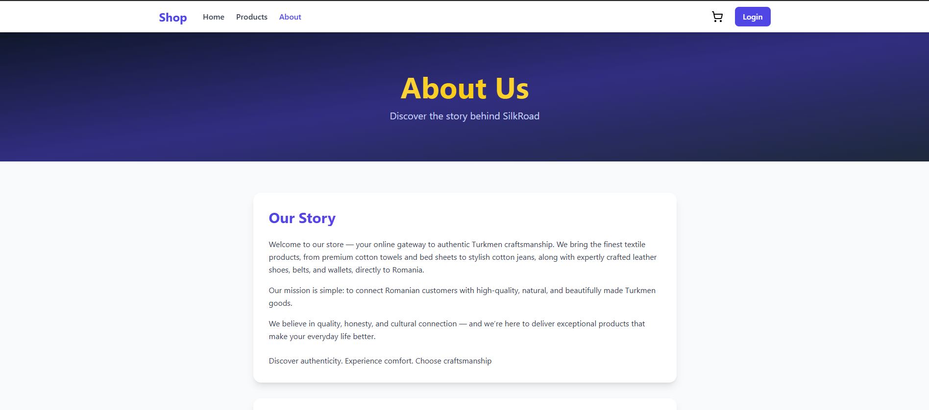 MVP – Order confirmation